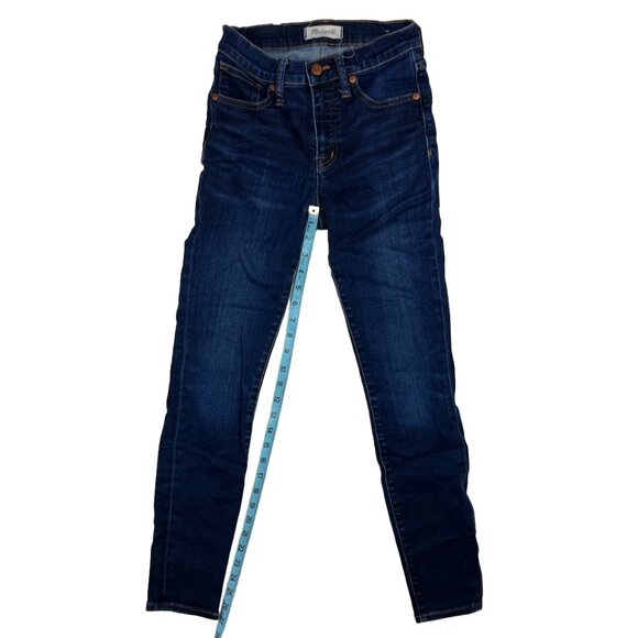Madewell 9" High-Rise Skinny Jeans in Larkspur Wash Size 24 TENCEL Denim Edition - Picture 16 of 16